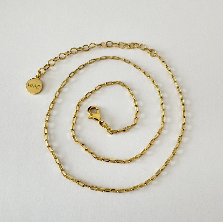 Classic link chain 18K gold plated