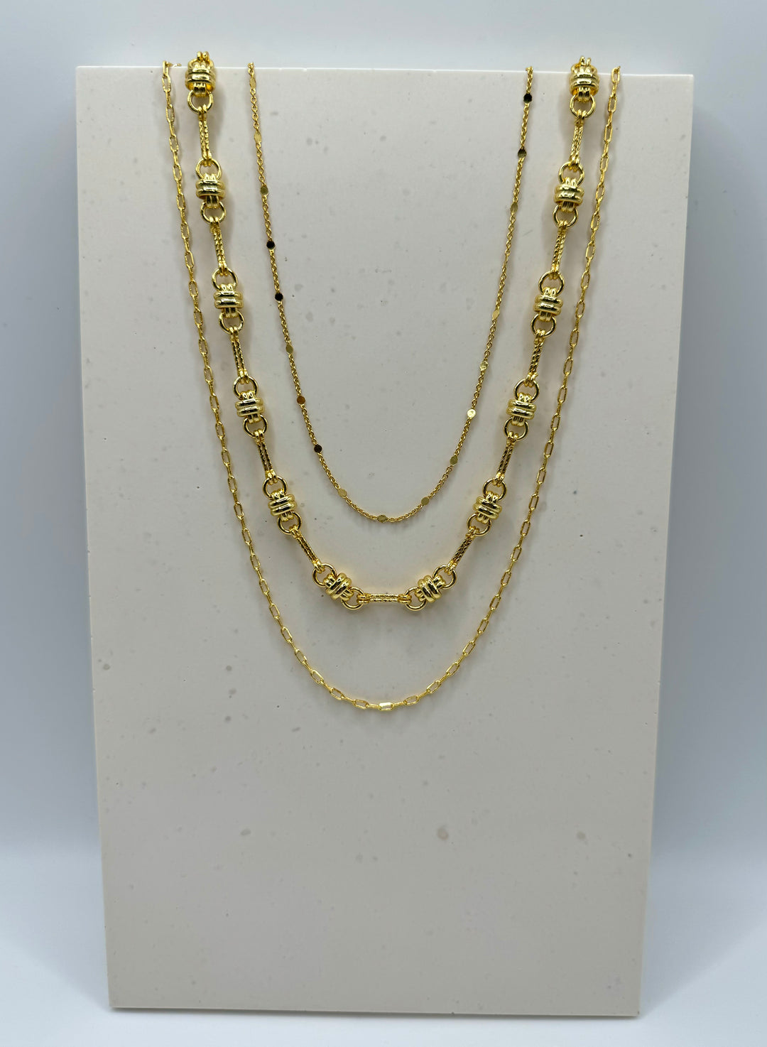 Chunky bohemian chain 18K gold plated