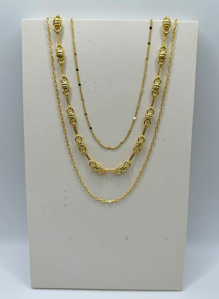 Chunky bohemian chain 18K gold plated